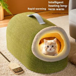 Nido de gato cálido <span class=keywords><strong>para</strong></span> invierno, calefacción de <span class=keywords><strong>manta</strong></span> eléctrica con temperatura constante, suministros <span class=keywords><strong>para</strong></span> dormir de algodón <span class=keywords><strong>para</strong></span> mascotas <span class=keywords><strong>para</strong></span> gatos y <span class=keywords><strong>perros</strong></span>, alfombrilla <span class=keywords><strong>para</strong></span> casa de gatos - Product Image 5