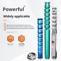 Pompe submersible pour puits profonds, moteur tout en cuivre, triphasé, haute levée, 250 m, grand débit, irrigation agricole, 380 V, pompe en fonte