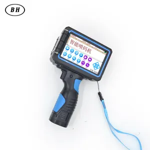 Handheld barcode printer digital inkjet printer used for receipt/date/bar code/qr code direct printing on packaging