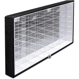 Contenedor de Almacenamiento para Autos a Escala Hotwheels, Estante de Exhibición Acrílico Montado en la Pared, Vitrina a Prueba de Polvo para Autos a Escala 1/64 - Product Image 5