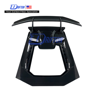 ชุดฝากระโปรงเครื่องยนต์และสปอยเลอร์หลังทำจากคาร์บอนไฟเบอร์แห้ง DRIFTON Performante สำหรับ Lamborghini Huracan LP610 LP580 EVO STO Tecnica - Product Image 1