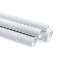 Tuyau de Conduite Électrique Rigide en PVC Blanc de Haute Qualité en Gros, Conforme aux Normes BS EN 61386 ISO9001, Ignifuge, 20-50mm