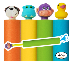 4 Pak pistol air busa aman EVA pistol semprot untuk anak-anak pompa aksi luar ruangan mainan air untuk anak-anak - Product Image 1