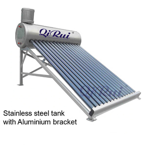 Système complet 100L 150L 200L 300L Support en aluminium de 500 litres Tube à vide <span class=keywords><strong>Chauffe</strong></span>-<span class=keywords><strong>eau</strong></span> solaire en acier inoxydable - Product Image 1