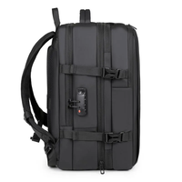 Mochila de Viaje Expandible de Gran Capacidad, Resistente al Agua, con Compresión al Vacío y Cierre, Mochila Multifuncional