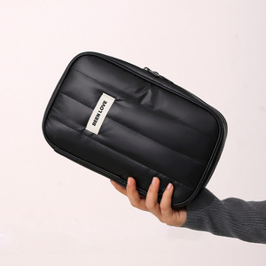 Beilian Portable Phone Bag Silver Waterproof Shockproof Travel Storage Case For Trip With Zipper Closure - Product Image 2