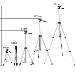 150cm Faltbares Aluminium Professionelles Kamerastativ mit Wasserwaage für Smartphone TikTok Live-Übertragung 1000g Tragfähigkeit - Product Image 4