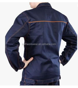 סט מעיל ומכנסיים לגברים FR |   88% כותנה 12% ניילון |   תקן NFPA 2112 |   דוגמית זמינה - Product Image 2