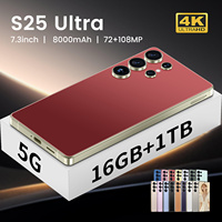 Version mondiale déverrouillée d'origine, charge rapide, 5G, livraison aérienne, téléphone S25ultra ultra