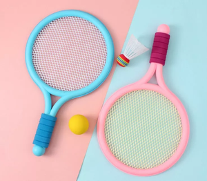 Juego de Raquetas de Bádminton <span class=keywords><strong>y</strong></span> Tenis para Niños. Raquetas de Pádel con Pelota <span class=keywords><strong>y</strong></span> Volante. Juegos Infantiles para Playa, <span class=keywords><strong>Piscina</strong></span>, Parque <span class=keywords><strong>y</strong></span> Exteriores - Product Image 4