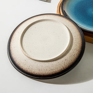 Assiette à dessert japonaise en céramique Home Ice Disc, vaisselle haut de gamme - Product Image 6