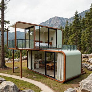 Cabina Prefabbricata Personalizzabile con Logo, <span class=keywords><strong>Bungalow</strong></span> per Chiosco del Caffè o Hotel con Bagno Completo e Cucina, Prezzo di Fabbrica - Product Image 3