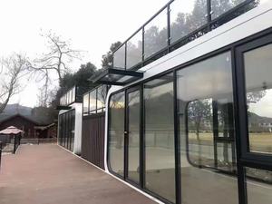 Cabines SINOVA <span class=keywords><strong>Capsule</strong></span> House <span class=keywords><strong>Double</strong></span> Apple Pod avec panneaux sandwich en acier, design moderne - Product Image 5