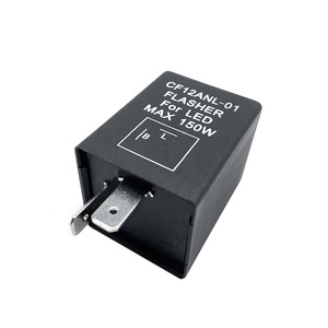 AUTODRAGONS Relais clignotant électronique 2 broches CF12ANL-01 pour résoudre le problème de clignotement rapide des ampoules de clignotants - Product Image 1