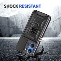 Coque de Téléphone Mobile Élégante en Plastique Rigide pour Redmi 15C 4G/5G avec Protection d'Objectif de Caméra Antichoc et Béquille