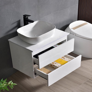 Meubles de salle de bain muraux modernes en gros d'usine, <span class=keywords><strong>vasque</strong></span> et armoire de salle de bain 800 mm - Product Image 3