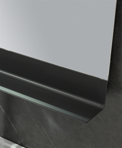 Espejo inteligente <span class=keywords><strong>con</strong></span> marco de aluminio de tamaño personalizado, espejo LED <span class=keywords><strong>con</strong></span> pantalla táctil, espejo de <span class=keywords><strong>baño</strong></span> inteligente <span class=keywords><strong>con</strong></span> <span class=keywords><strong>luz</strong></span> LED <span class=keywords><strong>con</strong></span> antivaho <span class=keywords><strong>y</strong></span> estante - Product Image 3