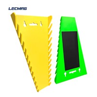 Organisateur de clés LEC à 16 emplacements, support magnétique pour outils, plateau de rangement pour écrous et clés