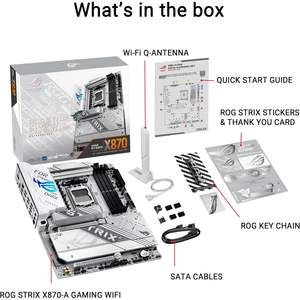 Carte mère ATX ROG Strix X870 pour jeux WiFi AM5 X870 DDR5 AEMP PCIe 5.0 USB4 WiFi7 SATA - Product Image 5