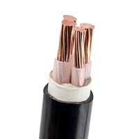 Câble électrique industriel YUWAN YJV3*240+2*120 450V basse tension, 3 conducteurs, cuivre toronné nu, gaine PVC, classe C