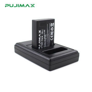 Chargeur rapide double fente PUJIMAX avec 2 batteries EN-EL14 pour appareils photo <span class=keywords><strong>Nikon</strong></span> D3100 D3200 D3300 D3400 D3500 D5600 <span class=keywords><strong>D5100</strong></span> D5300 - Product Image 1