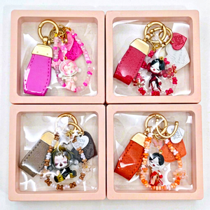 Skull Panda Custom Luxury Fashion Mobile Phone Keychain Adjustable Cross Body Rope Custom Logo Crying Baby Bag Hanging - Product Image 1