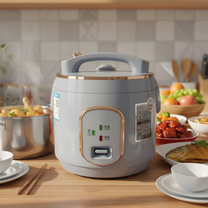 Olla Arrocera Automática 1.5-2.2L con Olla Antiadherente, Vaporera, Carcasa de Plástico, Uso Hotelero, Taza Medidora, Bajo Consumo, Electrodoméstico para el Hogar, Aroma R - Product Image 6