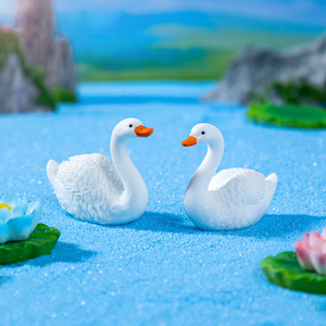 Patung angsa putih, patung Dekorasi Resin untuk Halloween Paskah untuk hadiah Natal, suvenir pesta - Product Image 4