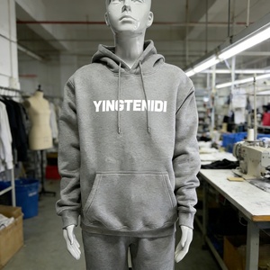 Yingtenidi 2026 Özel Üretici Özel Yüksek Kaliteli Erkek Ağır Siklet Kapüşonlu Sweatshirt Büyük Beden Düz Kapüşonlu Sweatshirtler - Product Image 1