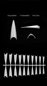 2024 Groothandel 500 Stks/zak Nagels Heldere/Natuurlijke Valse Kunstnagels Nieuwe Franse Lange Naaldnagelpunten - Product Image 3