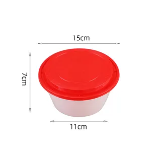 Wieder verwendbare luftdichte Deli-Vorrats behälter aus Kunststoff mit Deckel Ideal für die Zubereitung von Suppen mahlzeiten BPA-frei stapelbar