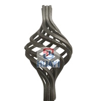 Pièces de balustre en acier moulé, accessoires de rampe intérieure, collier de balustre thermolaqué pour escaliers, pièces de garde-corps et de clôture