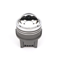 Lentille de phare antibrouillard Bi-LED E30-T de 3,0 pouces 150W avec trois faisceaux laser haute intensité 6000K pour moto et voiture