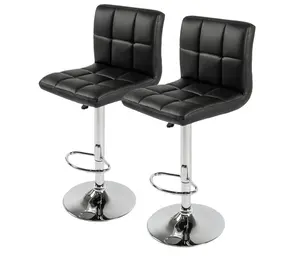 WSE98105 Verkaufen Sie gut benutzer definierte Farbe weiches Leder höhen verstellbare klassische Barhocker Drehbare Bar stühle Moderne Barhocker Stühle