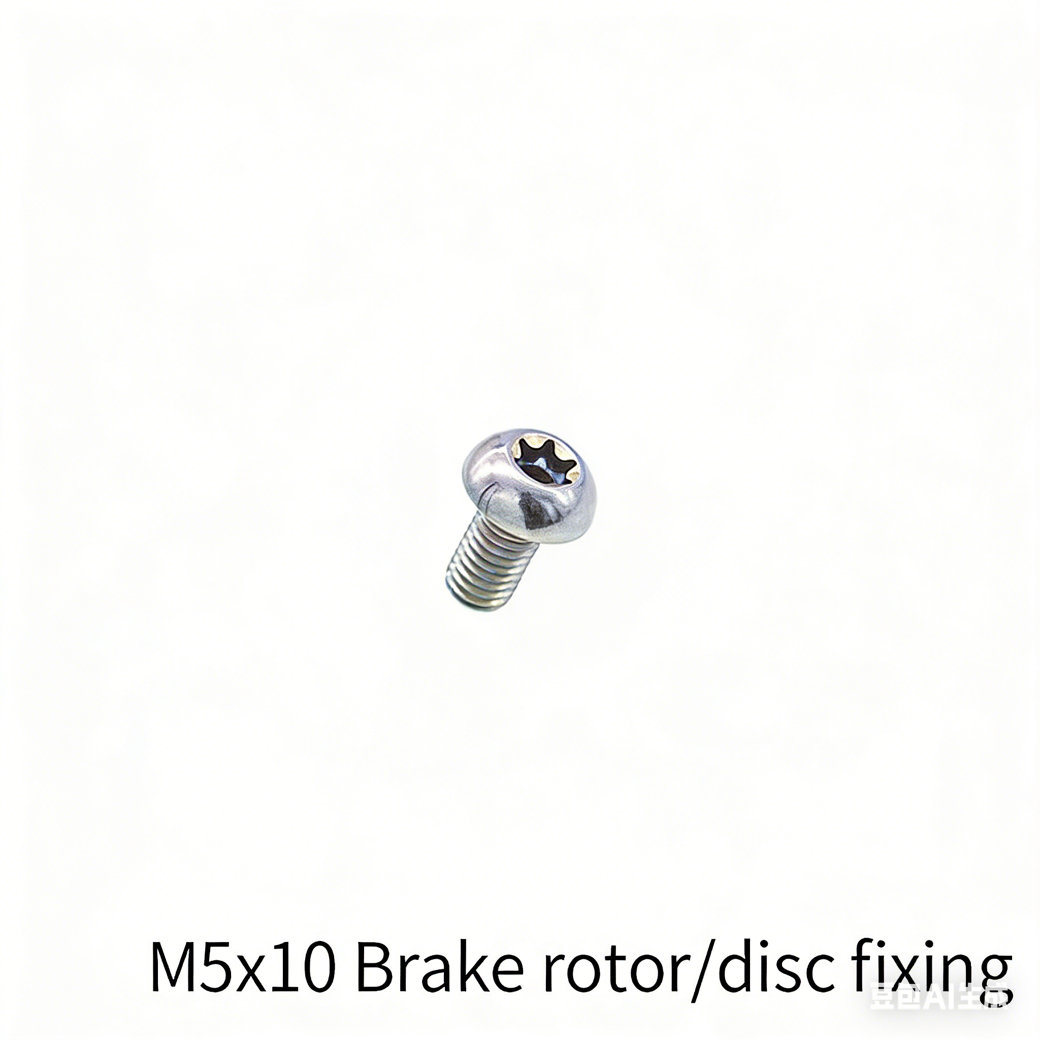 Fijación de disco/rotor de freno plateado M5xl0