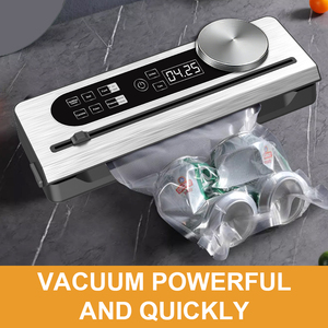 Machine de mise sous vide automatique pour aliments secs et humides avec <span class=keywords><strong>balance</strong></span> à bande -70 kPa, machine d'emballage sous vide pour <span class=keywords><strong>la</strong></span> <span class=keywords><strong>cuisine</strong></span> domestique - Product Image 5