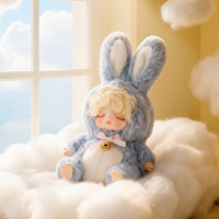 Figurines en peluche Annie Baby Love Angel assises, style dessin animé mignon, boîte mystère surprise, objet de collection, ornement de bureau