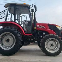 Versátil 120HP 4WD Tractor Farm Wheel Machine LTB1204 con múltiples velocidades de toma de fuerza para varios implementos agrícolas y agrícolas