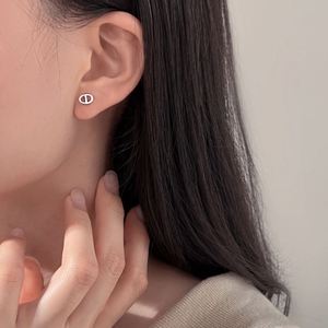 Dylam <b>Cute</b> Design Non Tarnish Non Fade S925 Silver Pig Nose Stud <b>Earrings</b> for Women Girls Gifts Daily Wear Dress up - Product Image 2