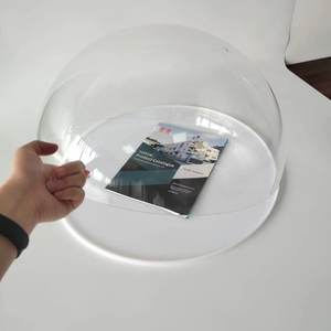 टोयिन ऐक्रेलिक आधा-क्षेत्र पूरी तरह से पारदर्शी कटोरे स्पष्ट गुंबद ऐक्रेलिक डिस्प्ले भंडारण भोजन के लिए कवर - Product Image 3