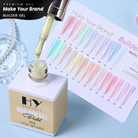 Pour Hanyinails OEM, Marque Privée, Gel BIAB Sans HEMA, Vernis à Ongles Liquide UV/LED pour Extension de Gel Constructeur, Vernis à Ongles de Haute Qualité