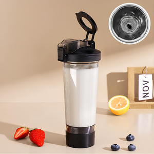 Botella de Agua Deportiva Eléctrica de Tritán de 700 ml con Logotipo Personalizado para Gimnasio, Libre de BPA con Soporte Magnético para Teléfono - Product Image 3