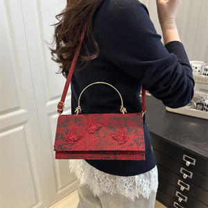 Sac à bandoulière pour femme avec nœud brodé, sac à main de luxe, nouveau modèle 2026 - Product Image 3