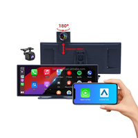 Pantalla Inteligente Portátil para Automóvil de 10.25 Pulgadas, Pantalla Incell con Laminación Completa, Carplay, Android Auto, Navegación GPS, 4G, Soporte para Tablero, OEM