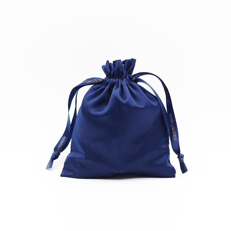 Атласная сумка на шнурке, большие атласные пакеты для париков, с логотипом на заказ, многоразовые Экологически чистые подарочные пакеты