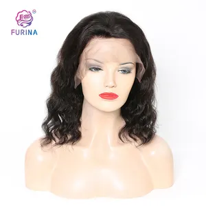 High quality materials Easy to take care of high quality nice texture 2023 curly human hair lace front wig with baby hair for fa