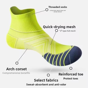 ถุงเท้าผ้าฝ้ายผสมสำหรับผู้ชาย ยอดนิยมสำหรับการค้าต่างประเทศ ความยาวครึ่งน่อง/สั้น ขายดีข้ามพรมแดนสำหรับยุโรปและอเมริกา - Product Image 3