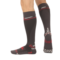 Chaussettes de Compression blanches Cricket Anti-Grass Stain Tech 8 Hour Match Durabilité Athlète Jacquard Print Sublimation Technique Sweat