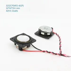 Excellent Sound 31mm 3ohm 4W Micro Speaker Small Acoustic Component For Audio Intercom System Or Screen