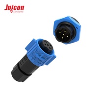 Connecteurs Électriques Automobiles Étanche 5A 60V 5 Broches M19 à Verrouillage par Poussée pour Assemblage sur Site, pour Systèmes de Capteurs et Équipements d'Automatisation CE RoHS